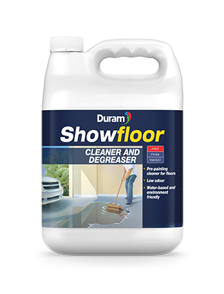 Showfloor cleaner and degreaser