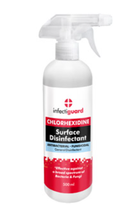 Chlorhexidine surface disinfectant